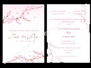 แบบการ์ดแต่งงาน เฉดสีต่างๆแบบเก๋ๆ มาแล้วจ้า