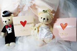 การ์ดแต่งงาน วินเทล แบบน่ารักๆ