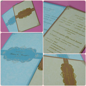 แบบการ์ดแต่งงาน เฉดสีต่างๆแบบเก๋ๆ มาแล้วจ้า