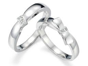 แหวนแต่งงาน ทองคำขาว ความสวยที่ดูหรูหรา