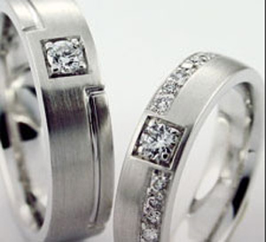 แหวนแต่งงาน ทองคำขาว ความสวยที่ดูหรูหรา