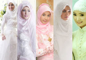 ชุดแต่งงานอิสลาม สวยๆโดนใจเจ้าสาวแน่นอนค่ะ