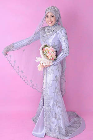 ชุดแต่งงานอิสลาม สวยๆโดนใจเจ้าสาวแน่นอนค่ะ