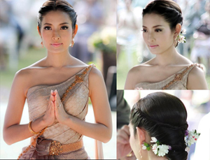 ทรงผมชุดไทย สวยงามมากๆค่ะ
