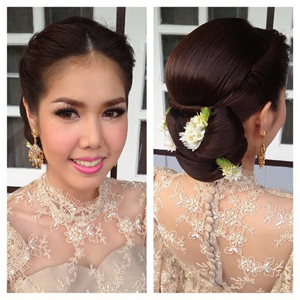 ทรงผมชุดไทย สวยงามมากๆค่ะ